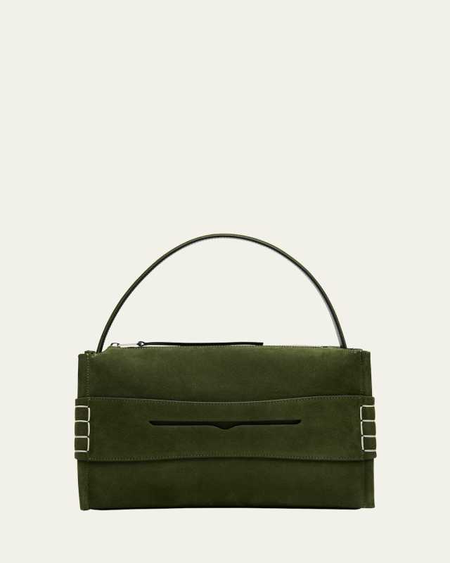 Medium Loafer Suede Crossbody Bag